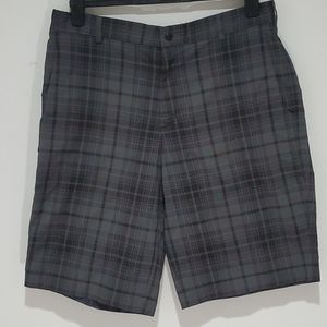 NIKE golf black and grey 34" waist Dri-fit shorts